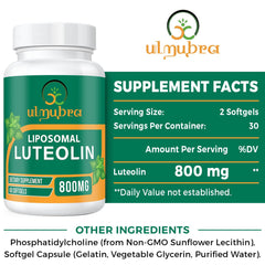 Ulmubra bottle being poured to show easy daily dosing.