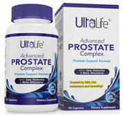 ULTALIFE Saw Palmetto bottle front promotes daily urinary comfort.
