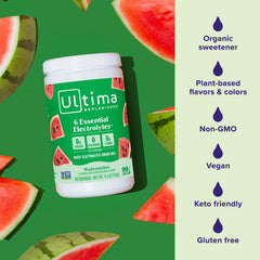 Ultima Replenisher bottle ready for on-the-go hydration.