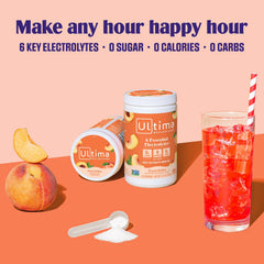 Ultima Replenisher Mocktini scoop in water demonstrates quick electrolyte boost