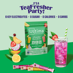 TeaFresher variety pack with fruit and tea fusions for sugar-free refreshment.