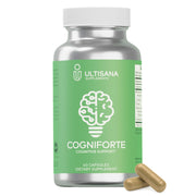 Ultisana Cogniforte bottle front view showing convenient daily brain support.