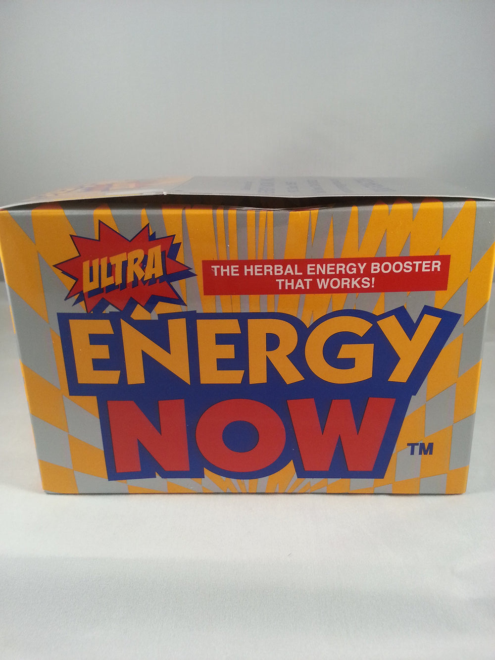 Ultra Energy Now 48 packets shown, convenient on-the-go energy boost for busy days.