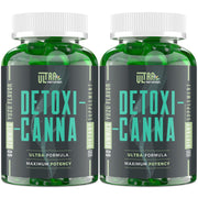 Ultraverixian Detox Cleanse Gummies bottle close-up highlighting liver detox support