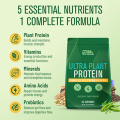 Ultraverixian protein powder scoop measuring a 30g serving.