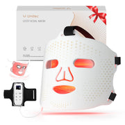 Umitec LED Face Mask front view for comprehensive at-home light therapy