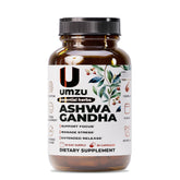 UMZU Ashwagandha bottle front for daily balance.