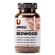 UMZU Redwood capsules showing daily circulation support potential