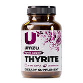 UMZU Thyrite bottle pour showing easy daily thyroid support
