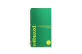 Unbuzzd lemon-lime stick pack close-up for on-the-go hydration and quick mixing.