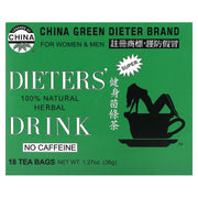 Uncle Lee's Tea Dieters tea bags close-up, showing a natural herbal blend for daily wellness.