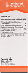 UNDA 212 Numbered Compounds bottle pour demonstrates easy dosing for daily wellness exploration