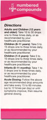 UNDA 233 Numbered Compounds bottle pour demonstrates convenient at-home dosing potential.