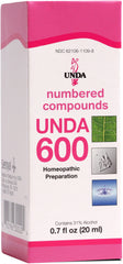 UNDA 600 Numbered Compounds bottle with dropper for precise dosing