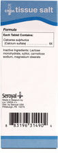 UNDA Calcarea Sulfurica 6X bottle closeup label, trusted homeopathic formulation.