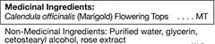 UNDA Calendula Cream non-greasy texture image suggests quick absorption and comfort