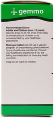 UNDA Gemmo Therapy Castanea Vesca drops shown against glass bottle for potential drainage support.
