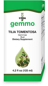 UNDA Gemmo Therapy Silver Linden Bud bottle may support gentle drainage and everyday balance.