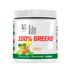 Undefined Nutrition Greens powder tub ready for daily nutrition.