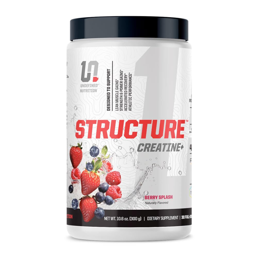 Undefined Nutrition Structure Creatine+ bottle for daily training support
