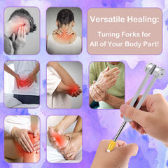 Unimore 384 Hz Yang tuning fork for deep sound therapy sessions.