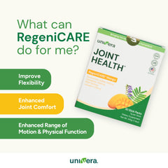 Univera bottle label highlighting Univestin blend and ingredients.