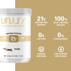 Morning shake with Unjury Vanilla delivers a creamy start