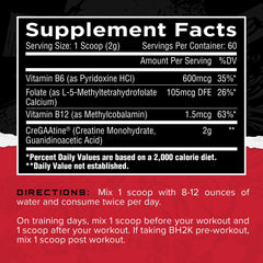 Unmatched CreGAAtine powder shown for pre-workout scooping.