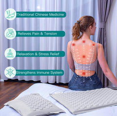 UNMERA Acupressure Pillow buckwheat husk neck support and comfort