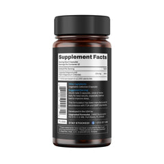 Upgraded Formulas Nano Magnesium capsules being poured for nightly use