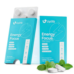 UPLIFE focus energy gum 50pcs pack for on-the-go boost and smooth focus