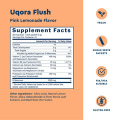 D-mannose and vitamins inside Uqora Flush support daily urinary wellness.
