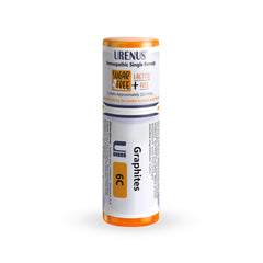 Urenus Graphites 6C pellets for sugar-free, lactose-free daily use.