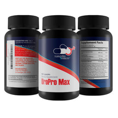 UroPro Max bottle on a shelf signaling trusted USA-made supplement