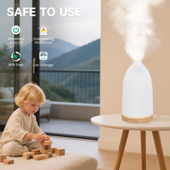 URPOWER diffuser featuring 7-color LEDs for customizable mood lighting.