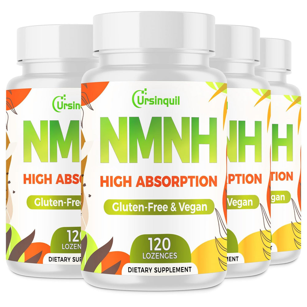 Ursinquil NMNH 500mg bottle on desk suggesting daily NAD support