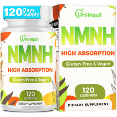 Ursinquil NMNH 500mg lozenge pack for easy NAD support.