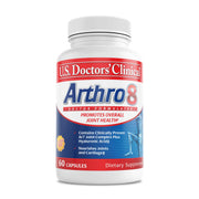 Arthro8 bottle front displays doctor-formulated joint support for daily mobility