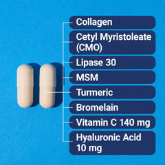 Group of Arthro8 capsules ready for daily joint nourishment