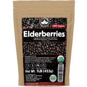 US Wellness Naturals elderberries 1lb bulk bag for syrups and jams