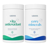 USANA CellSentials Core Minerals bottle with capsules for daily foundation