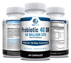 USANUTRA Probiotics bottle front for shelf-stable daily digestion support