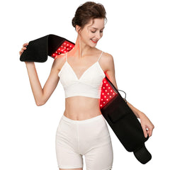 USUIE red light therapy belt front view for convenient at-home use.