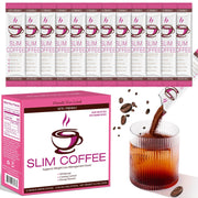 USTAR Skinny Coffee with green bean extract powder in a jar for natural energy support.