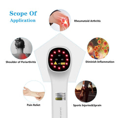 Ustomp ColdL device in use on the shoulder area for comfort