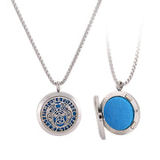 UTHOSMDO diffuser necklace close-up showcases stainless steel pendant for everyday aromatherapy.
