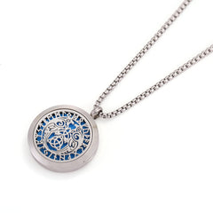 UTHOSMDO magnetic locket with solid back prevents oil from staining clothing.