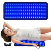 UTK blue-red light therapy mat with tri-spectrum LED panel for full-body coverage