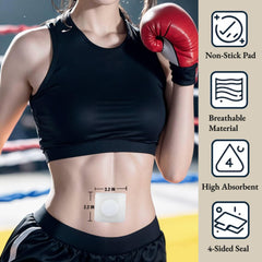 UUFTNS disposable patch features organic cotton skin layer for sensitive skin comfort.
