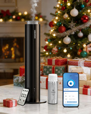 UXIKAPEEN waterless diffuser with 120ml capacity releases aroma with minimal cleanup.